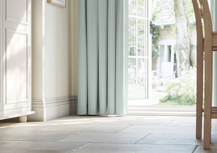 Soft Chevron, Blue Glacier - Made to Measure Curtains - Image 5